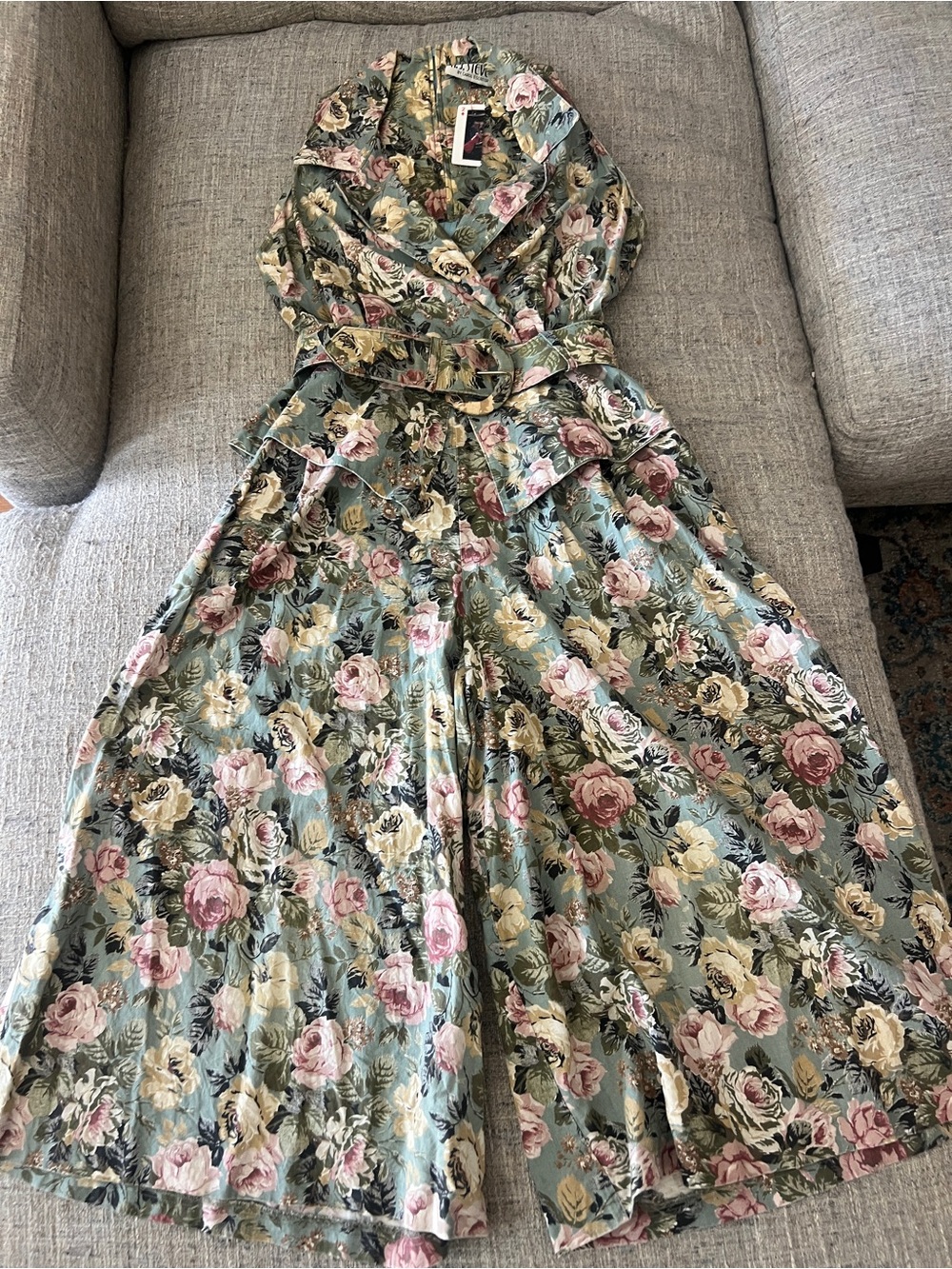 RJ Stevens Floral Jumpsuit